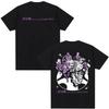 Anime JoJo's Bizarre Adventure Golden Wind Grafik T-Shirts Herren Damen Sommer Lässig Übergroß Kurzarm T-Shirt Streetwear