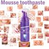 V34 Purple Tooth Whitening Mousse Toothpaste Corrector Teeth Cleaning Fresh Breath Effectively Remove Yellow Plaque Smoke Stain