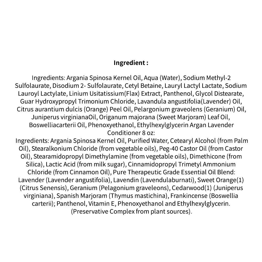 Morgan Cosmetics Natürliches Arganöl Shampoo + Spülung, 1 Stück