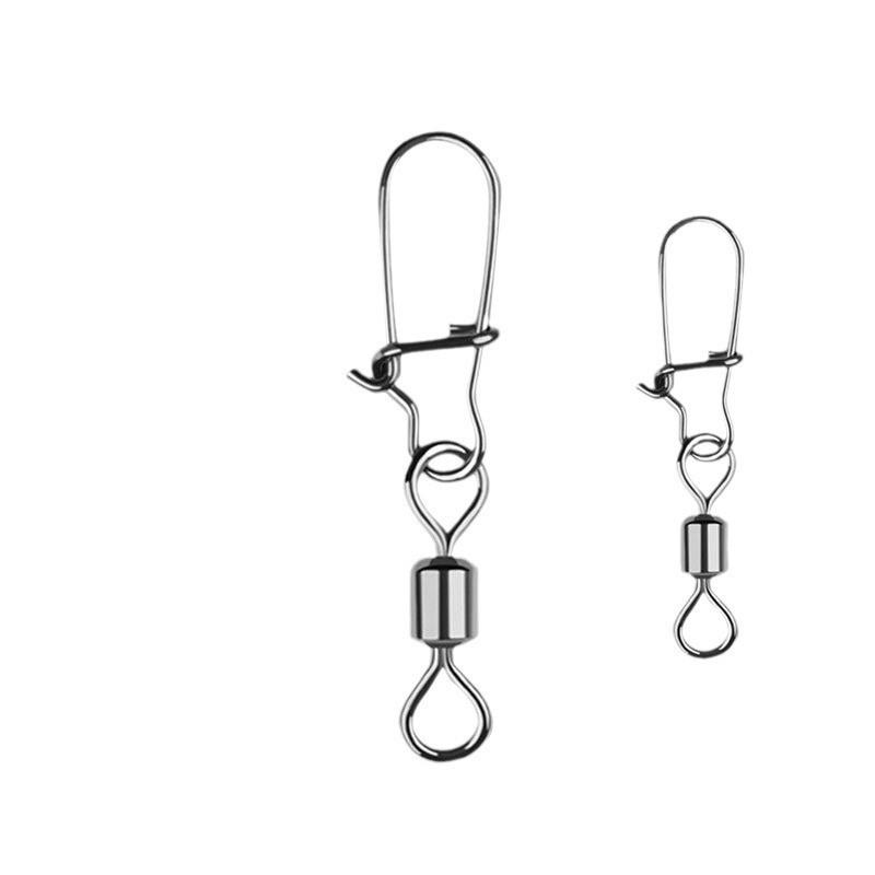 Figure Eight Ring Connector with American Swivel and Safety Pin for Fishing Gear Accessories