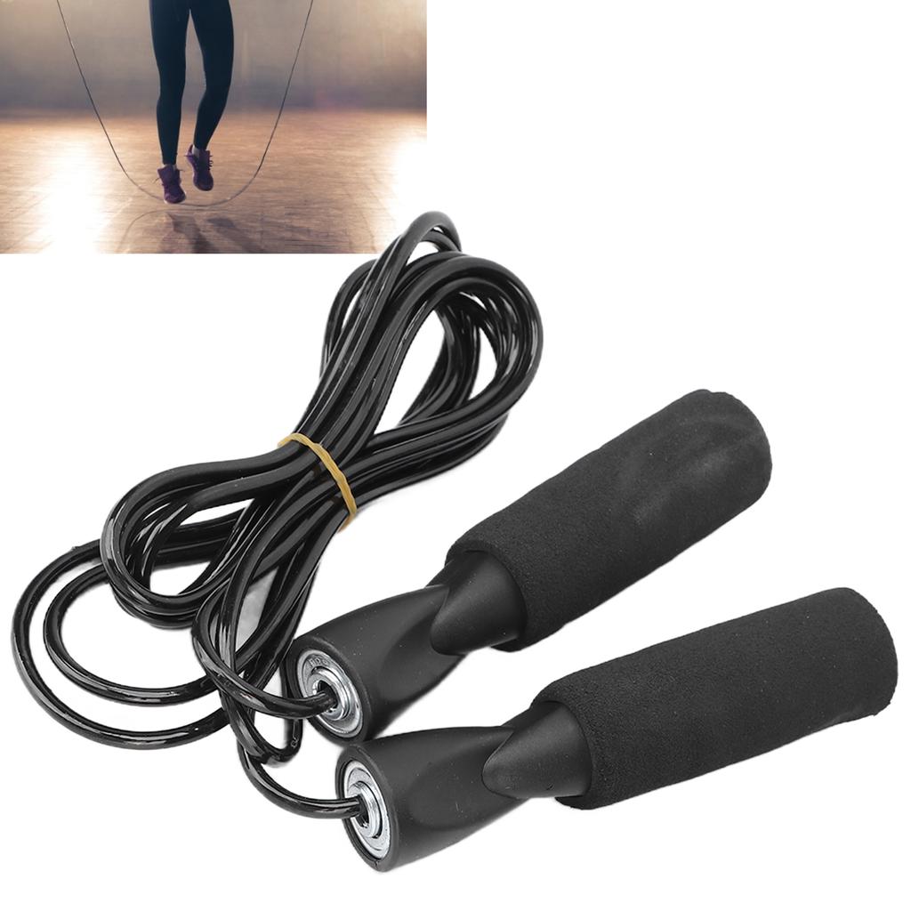 Unisex Fitness Jump Rope Adjustable Competition Skipping Rope for Indoor and Outdoor