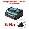 18V DC18RD Dual Ports Battery Charger for Makita 14.4V-18V Lithium-Ion Battery BL1415 BL1430 BL1830 BL1840 BL1850 BL1850B