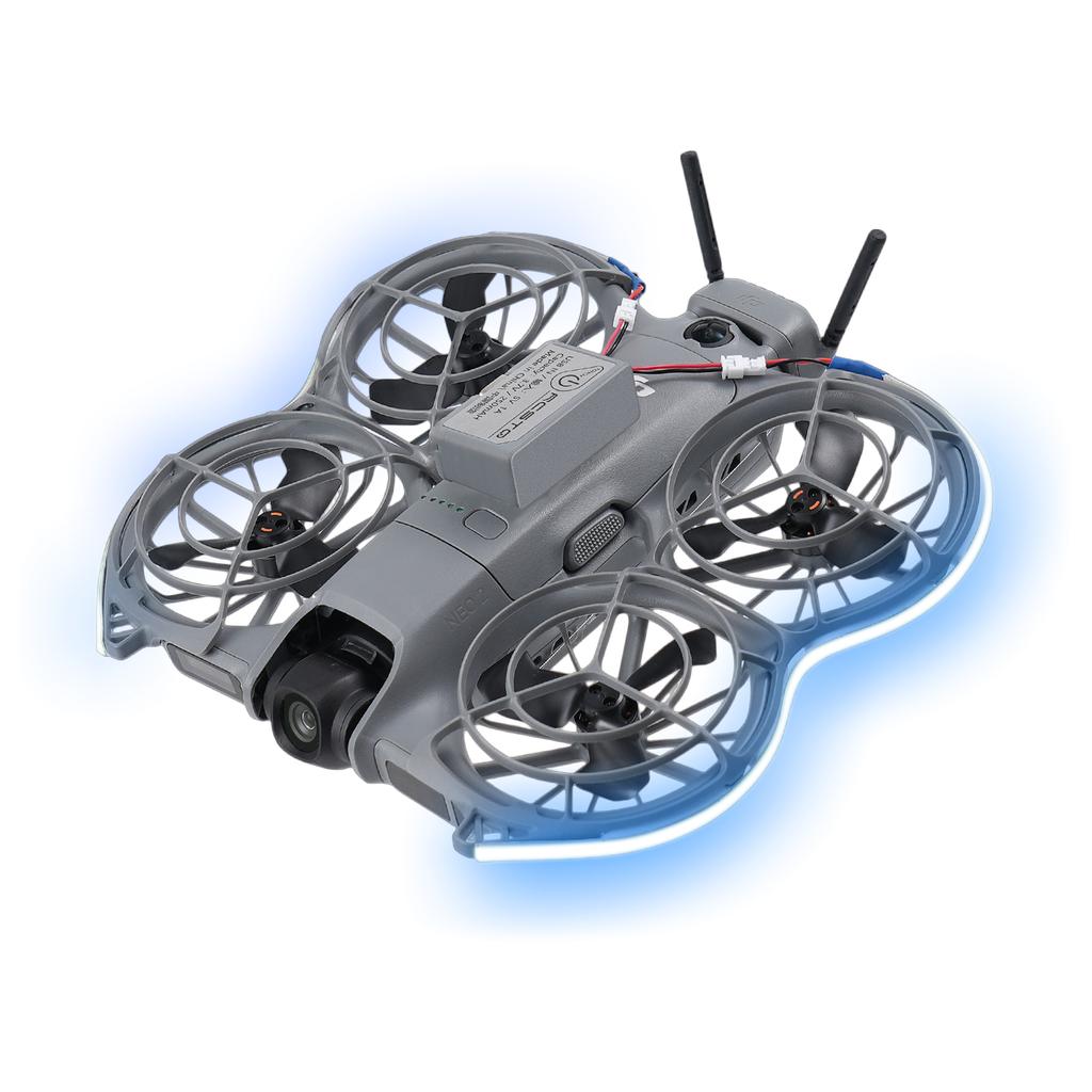 Luz de Voo Noturno LED com Brilho Ajustável de 3 Níveis para DJI Neo2 Tira de Luz Lâmpada à Prova d'Água para Acessórios de Drones DJI Neo2