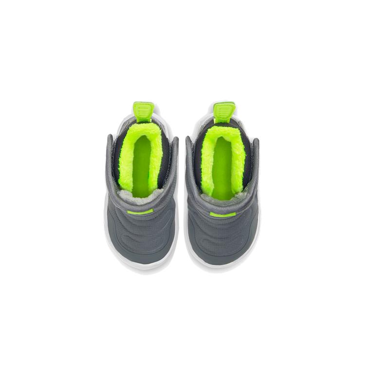 Nike Novice Boot Thermal High Top Toddler Shoes Black Gray Infant And Toddler AV8338-002