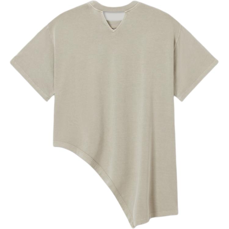 Levis Simple Comfortable Versatile Casual Loose Short Sleeve T-Shirt Women Tops Gray 003SQ-0001