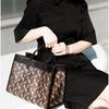 New COACH Field Leather Tote Bag Shopping Bag Shoulder Bags Handbags Large Size Women's Black Umber 89355-V5PUV