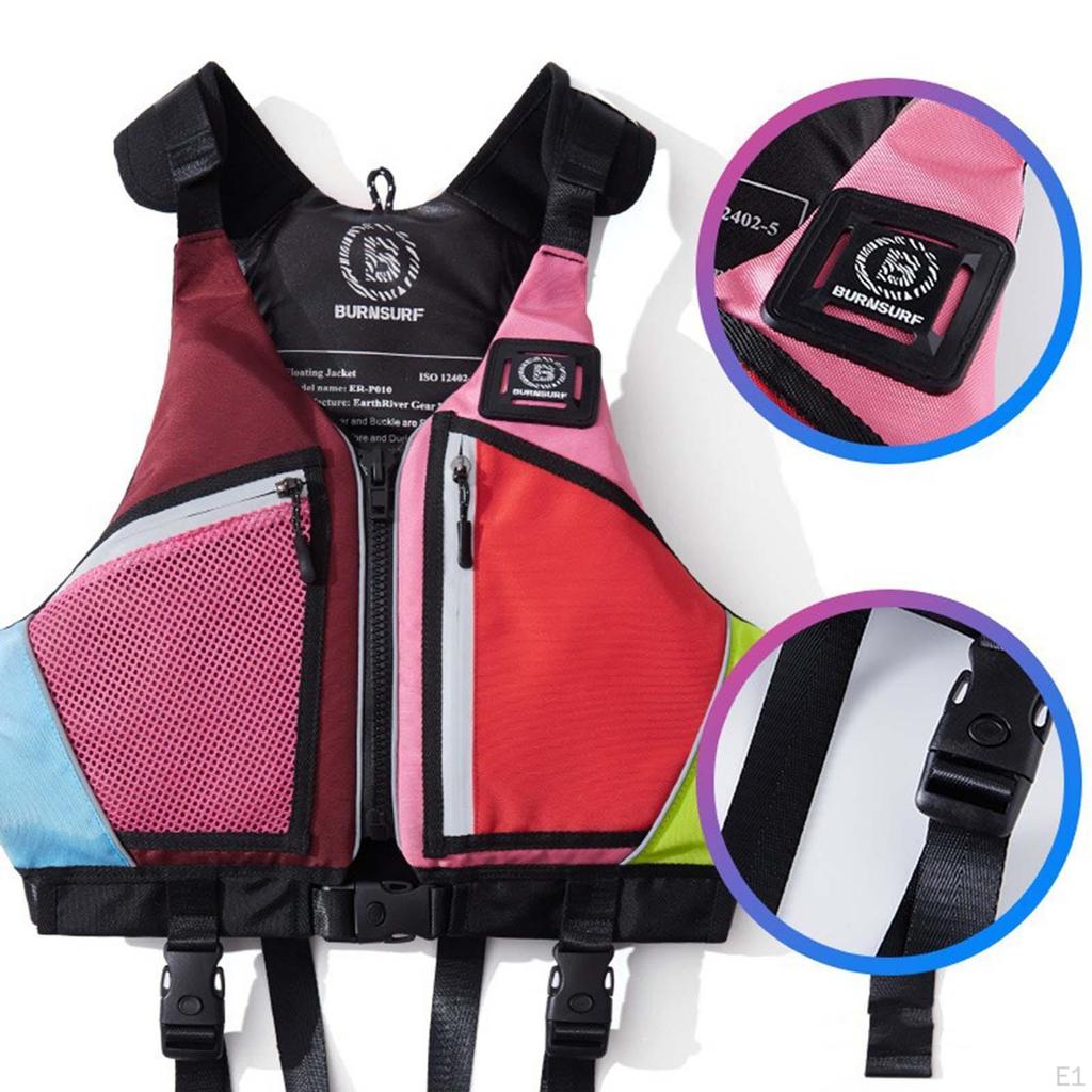 Swim Jacket Lightweight Life Suit Vest for Rafting Wakeboarding Water Sports