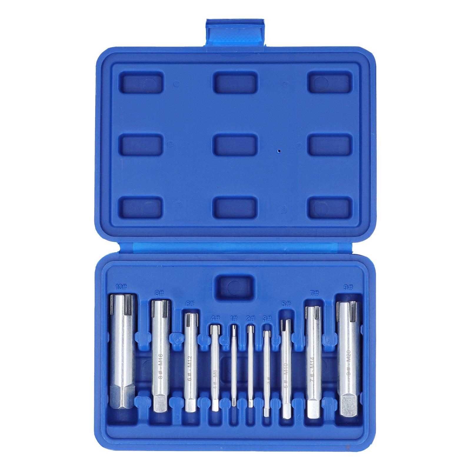 10Pcs Tap Extractor High Speed Steel