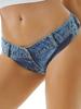 Dámské sexy džínové šortky s nízkým pasem - Evropský a americký styl, zeštíhlující střih, letní hot pants