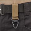 Outdoor Nylon Molle Tactical Backpack Carabiner Key Hook Webbing Buckle System Belt Buckle Hanging Camping Climbing Accessories