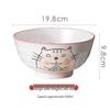 Abay Japanese Style Ceramic Noodle Bowl