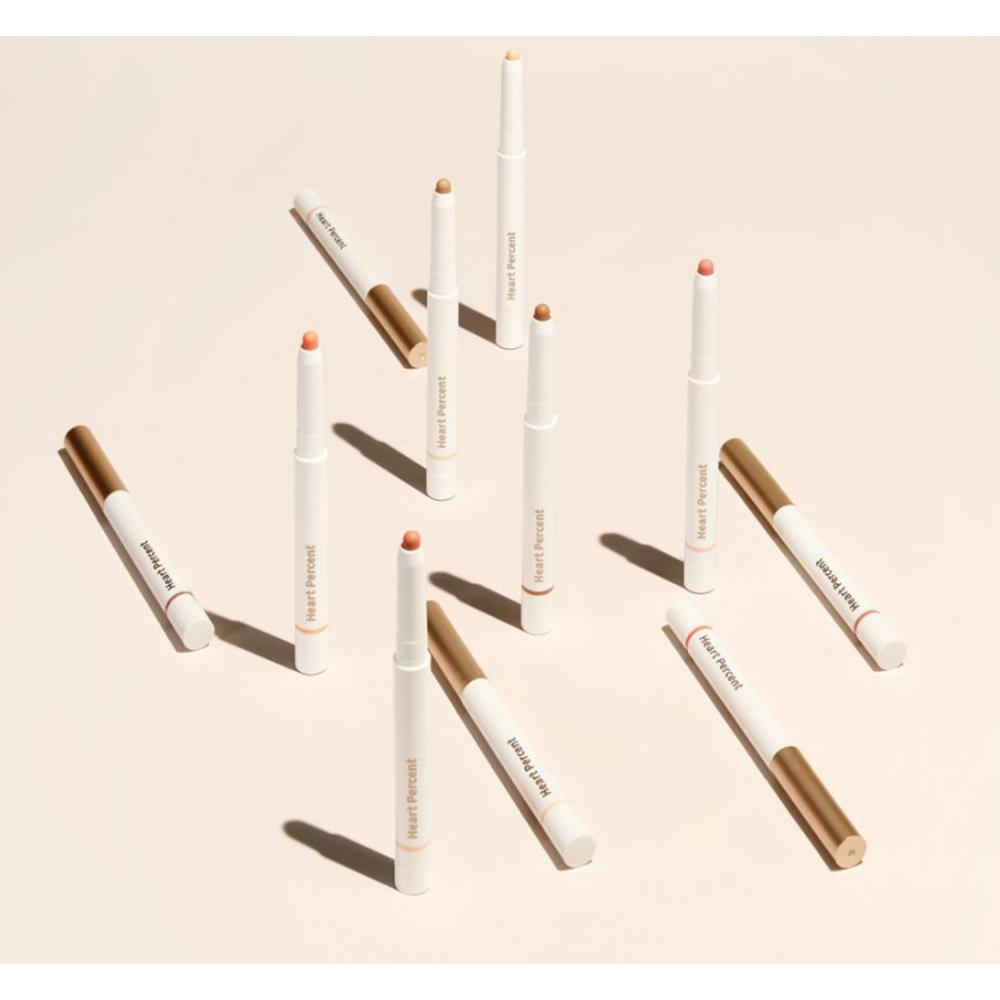 Heart Percent Dot On Mood Lip Pencil 0.8g, #01 Peach Beige, 1 piece