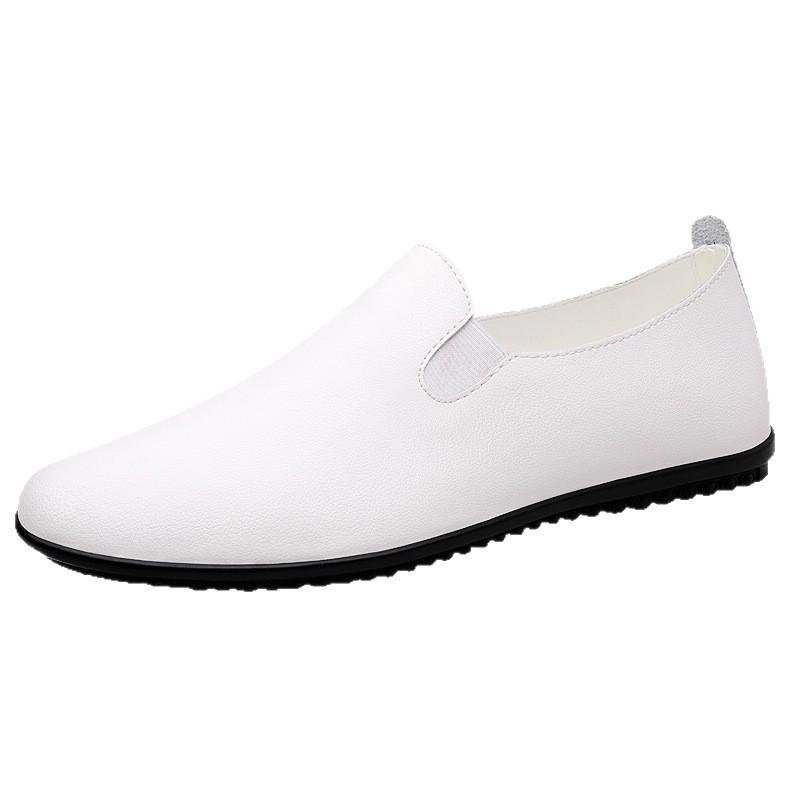 567 Men'S One-Pedal Lazy Small Leather Shoes Spring And Summer Low-Top Feet Cowhide Flat Shoes Casual Shoes Single Shoes