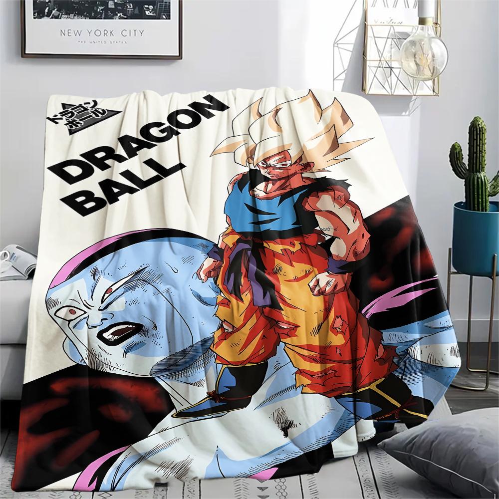 Dragon Ball Characters Print Flannel Blanket,High Quality Comfortable for All Seasons,Home Decor,Warmth and Comfort,Perfect for Christmas Gifts