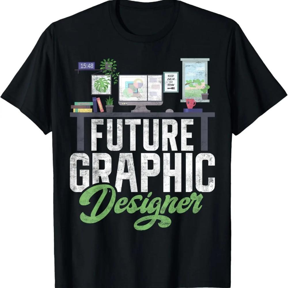 

Future Graphic Designer T-Shirt XXXXXL чёрный