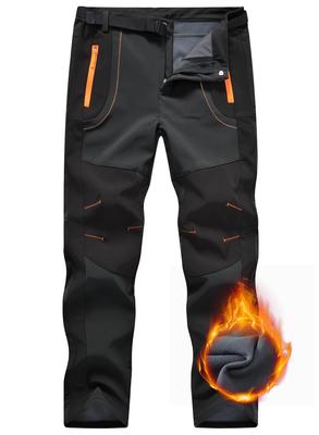 Outdoor Hiking Trekking Climbing Ski Fleece Cold Fleece Water Gray [Gopune] Pants, Men's Pants, Pants, Pants, Trousers, Sportswear, Wear, Lining,
