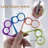 1 PIÈCE Support de Téléphone Portable Créatif Artefact Jouer au Téléphone Portable Ne Fatigue Pas la Main Support Auxiliaire pour Doigt Support de Bureau pour Téléphone Portable Support Portatif pour Téléphone Portable