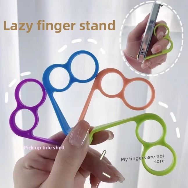 1 PIÈCE Support de Téléphone Portable Créatif Artefact Jouer au Téléphone Portable Ne Fatigue Pas la Main Support Auxiliaire pour Doigt Support de Bureau pour Téléphone Portable Support Portatif pour Téléphone Portable