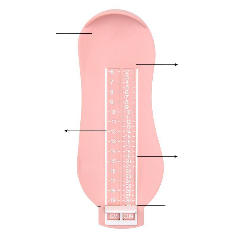 Universal Baby Foot Measurer: Infant & Toddler Shoe Sizing Ruler for Accurate Inner Length & Foot Length Measurement
