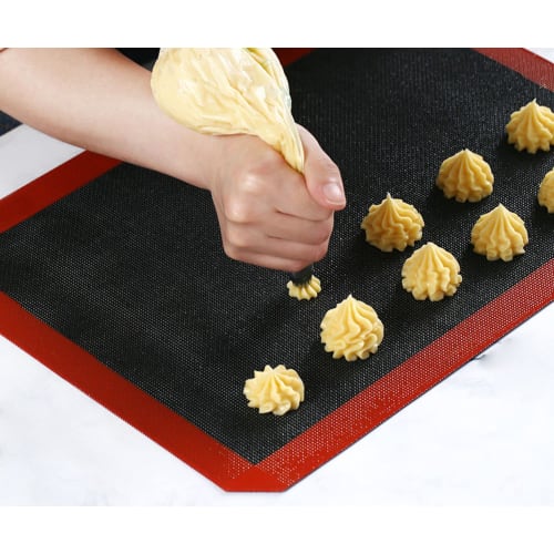Silpan Mesh Cooking Sheet, Baking Sheet, Bread Mat, Confectionery Mat, Oven Sheet, Bread Mat, Heat-Resistant, Food-Grade Silicone, Fiberglass/Silicone