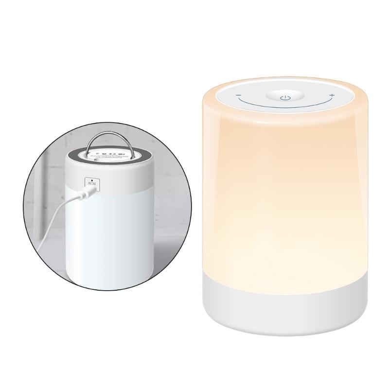 Rechargeable LED Bedside Lamp with Adjustable Brightness LED Touch Lamp Modern Desk Lamp Suitable for Indoor Room Use