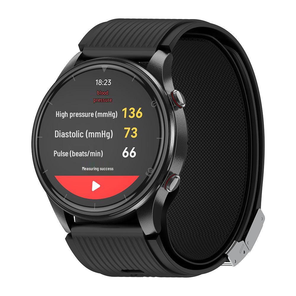 P700 Smartwatch: AMOLED Display, Air Pump Blood Pressure, ECG, Bluetooth Calls, Blood Oxygen, SOS, Sports Features.