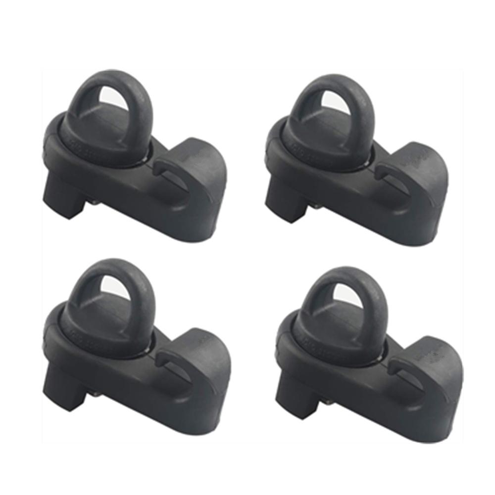 4Pcs Truck Bed Tie Down Hooks Deck Rail Pt278-35075 For Toyota Tacoma 2005-2023