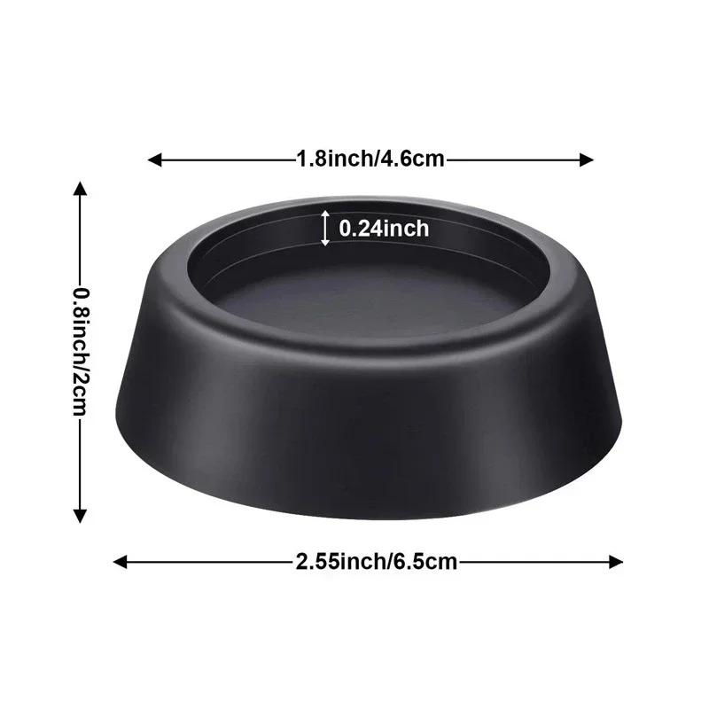 4 Stück Anti-Vibration-Pads für Waschmaschinenfüße, rutschfeste Gummimatte, stoßfestes Pad für Kühlschrankböden und Möbel