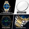 POEDAGAR Top Luxury Watch for Man Date Week Waterproof Luminous Wristwatch Quartz Stainless Steel Men's Watches Sports