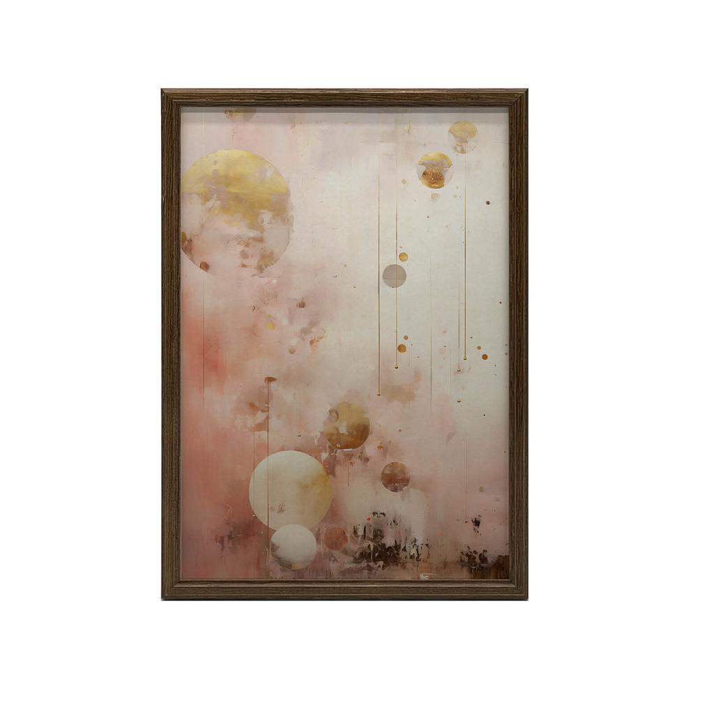 Golden Dreams Golden Dreams, 30X40 Cm, Gold Aluminum Frame, 230 Gsm Matte Paper