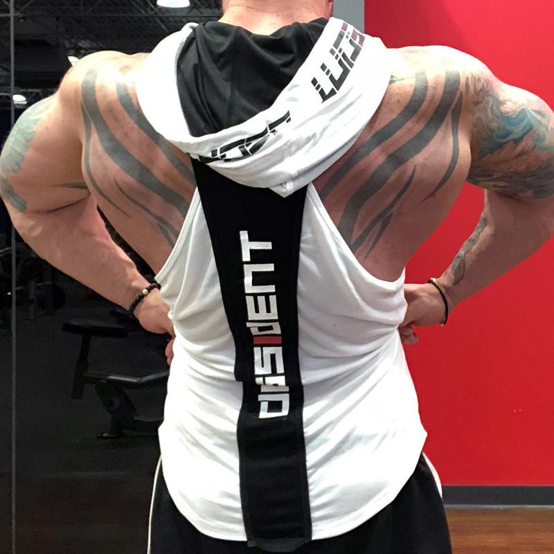 

Muscle Brother Men s Color Block Sleeveless Fitness Hoodie XL