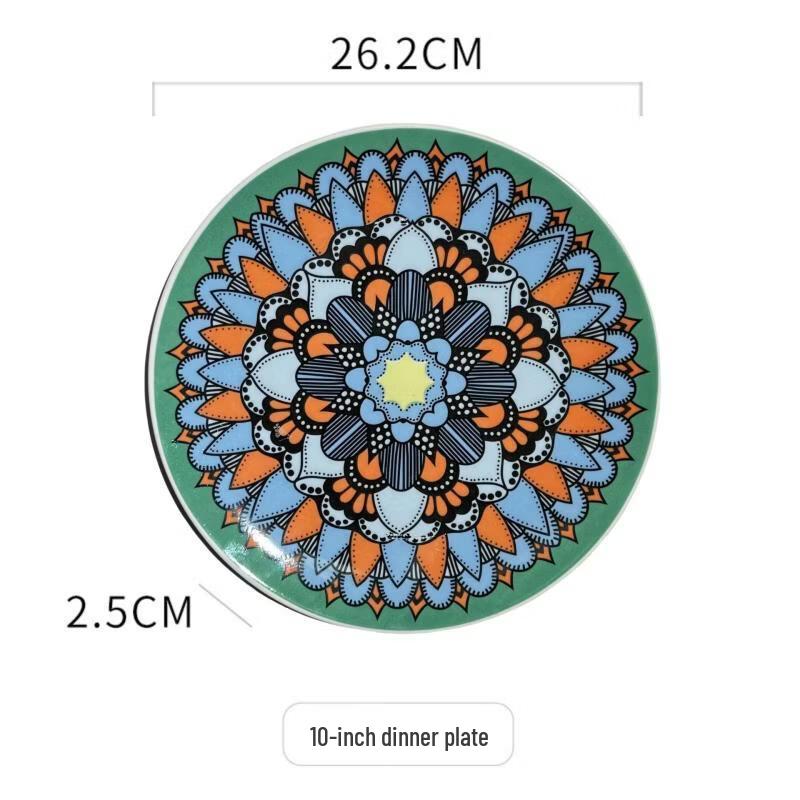 Ru Han Japanese Style Ceramic Flat Serving Plate