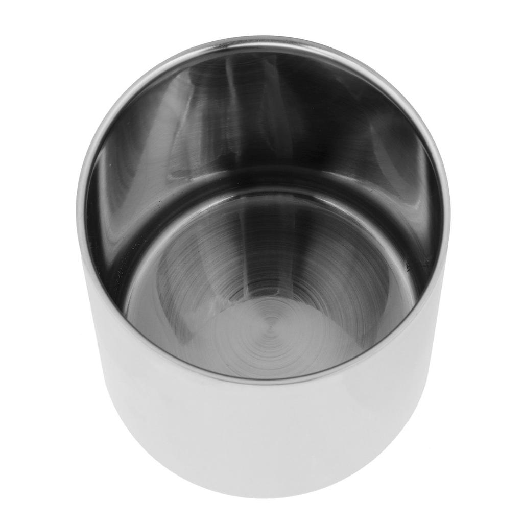 Stainless Steel Pencil Cup Holder Desk Organizer Flower Vases Pen Makeup Brush Container