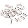 20pcs 16x6x6mm Beads Bails Pendants Jewelry Making DIY For 1cm PU Leather Bracelet Big Hole Beads Findings Hole Size 11x2mm