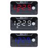 Elektronische Uhr 3 in 1 Universal Motorrad Elektronische Uhr Thermometer Voltmeter Uhranzeige Motorradzubehör
