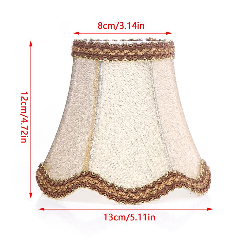 1 Piece Home Lighting Accessories Fabric Lampshade Simple Chandelier Lampshade Shell Cover Diy Decoration