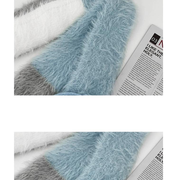 Korean Cute Fluffy Bow Knit Scarf - Women's Winter Neck Warmer