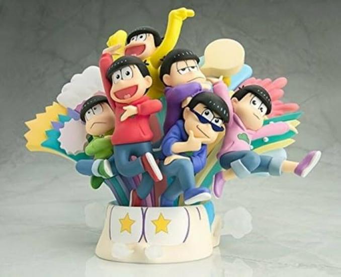 Diorama ABS Finished Figure Osomatsu-san Figure, Non-Scale, & PVC, Pre-painted,