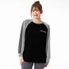 Plus Size Yoga Set: Loose Fit Color Block Long Sleeve, Hip-Covering Quick Dry for Running & Tennis.