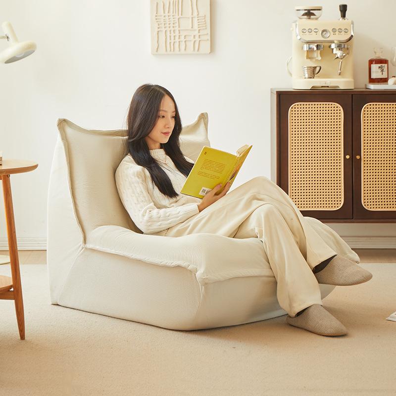 Lazy Caterpillar Beanbag Sofa: Tatami Recliner for Bedroom, Balcony, and Living Room Leisure.