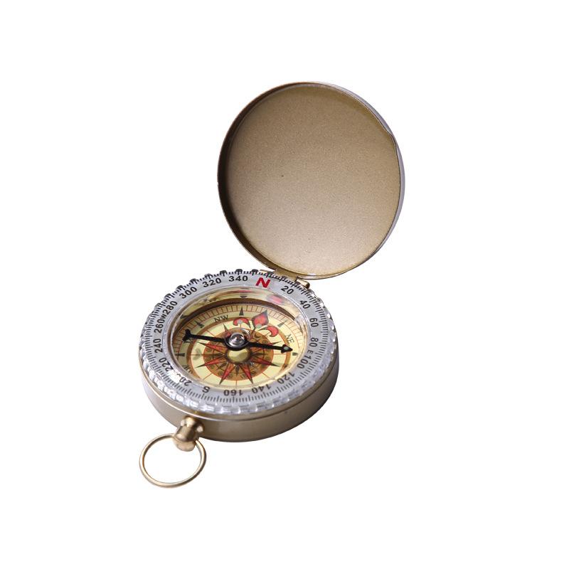 1Pc Compass G50 Flip Outdoor Compass with Luminous Pocket Watch Portable Multifunctional Compass Compass