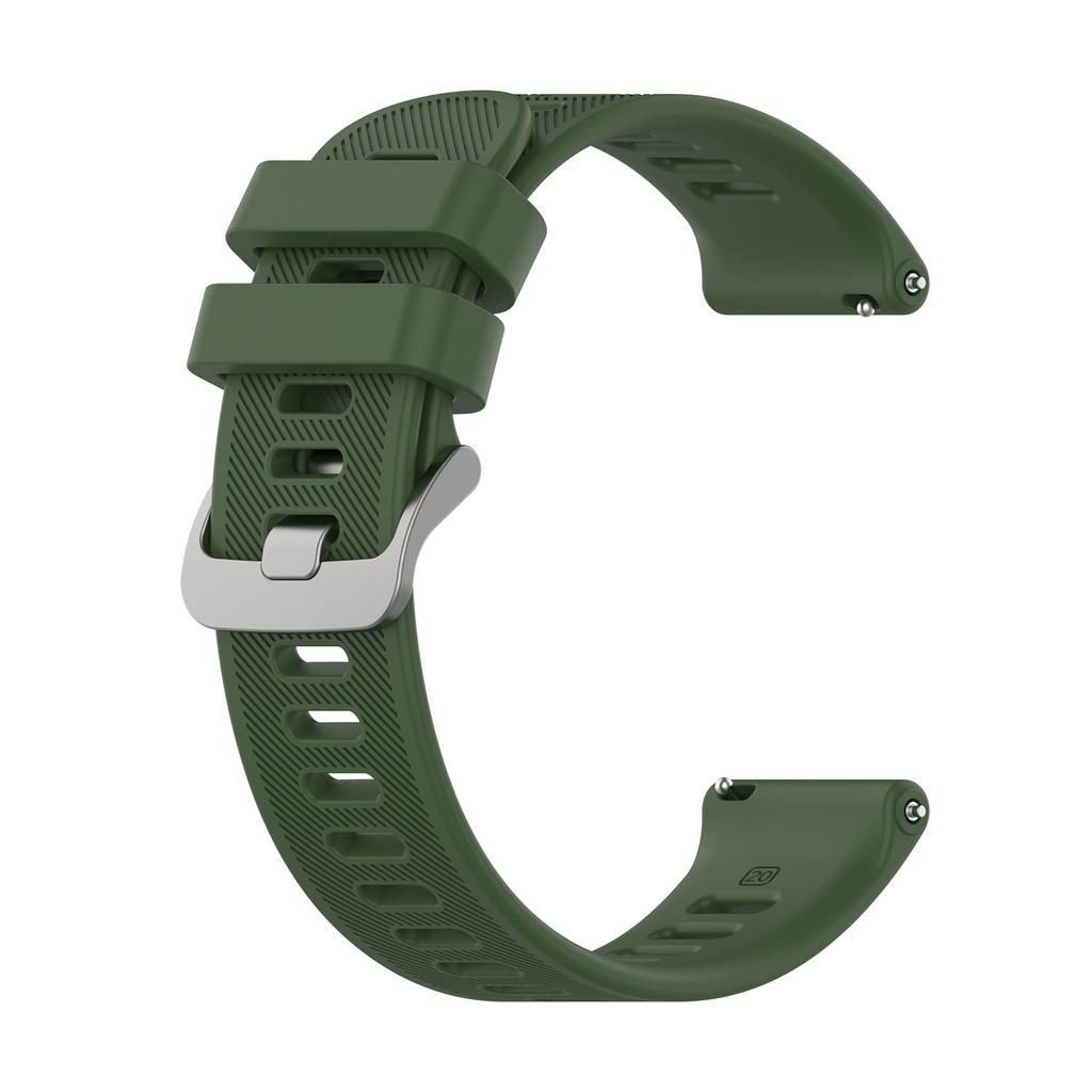 20mm Official Style Strap For Garmin Forerunner 55 158 Wristband Forerunner 245 645 Music Quick Release Silicone Bands Bracelet