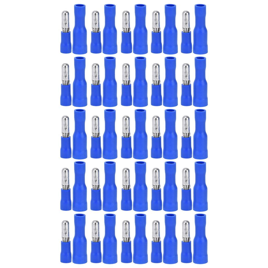 25 Pairs Insulated Wire Terminal Male Female Quick Crimp Electrical Butt Connector for 16‑14AWG