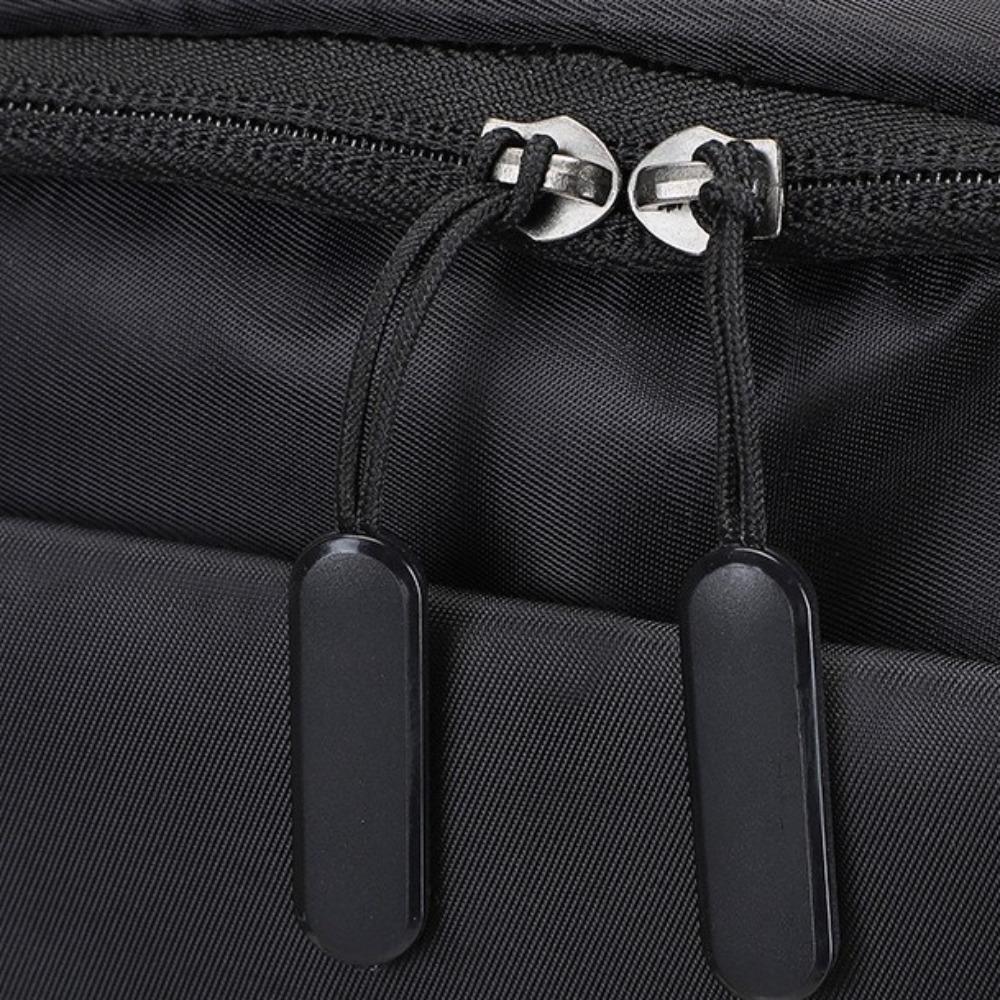 Multi-pocket Casual Backpack Breathable Men Backpack Solid Color Backpack Daily Use