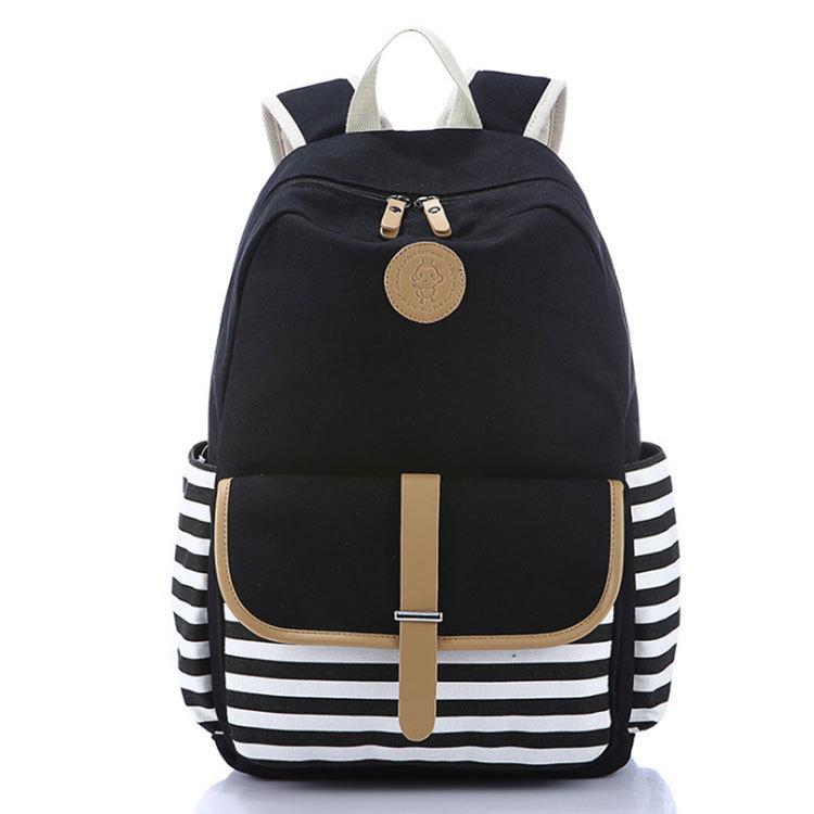 SUNBORLS New Backpack Female Casual School Bag Female Middle School Student Canvas Bag Female Mountaineering Bag Korean Style Ins