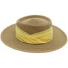 Japanese French Retro Cotton And Linen Cloth Fine Paper Woven Flat Top Top Top Hat Women'S Summer Sunshade Anti-Sun Korean Version Wide-Brimmed