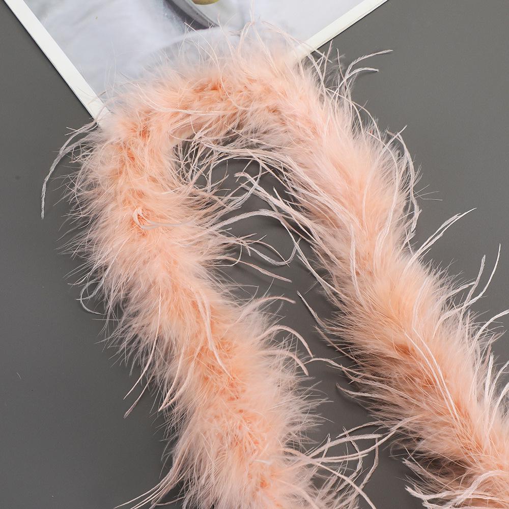 Strisce di Piume di Struzzo Colorate per Costumi da Ballo Fai-da-Te e Accessori