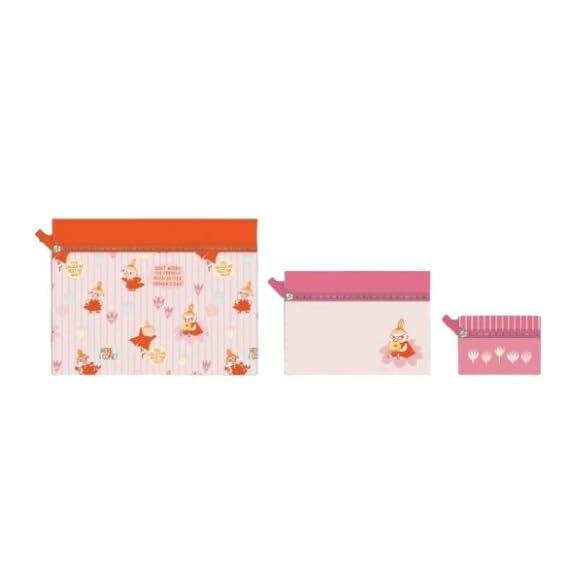 

Муми-тролль Цветок Маленькая Мю 3-секционная косметичка