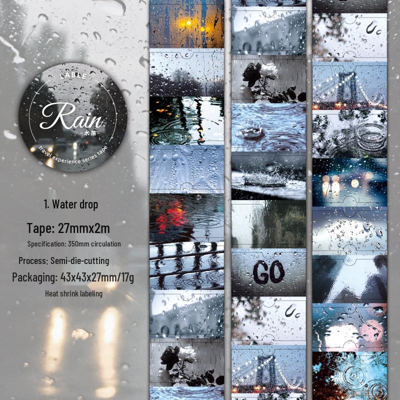 Starry Sky & Sea Breeze Sparkle Stickers: Journaling Scenery Collage Standard
