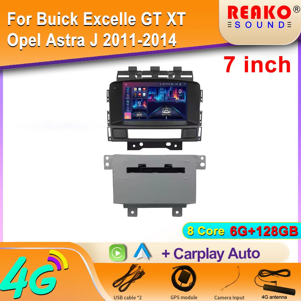 

Автомобильное радио Android для Buick Excelle GT XT Opel Astra J 2011-2014 GPS-навигация Android Auto Video Stereo 4G Wifi 2din DVD 8 core 6GB+128GB